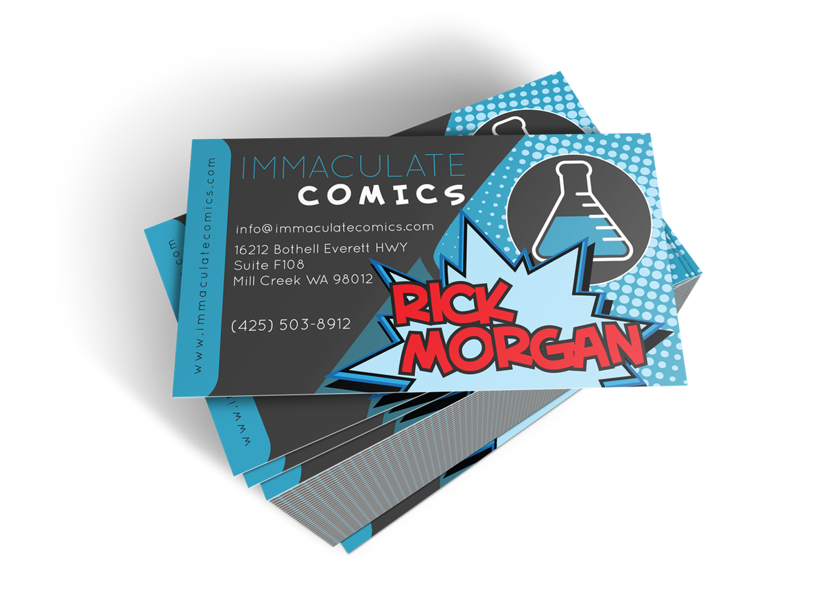 Immaculate Comics Business Card